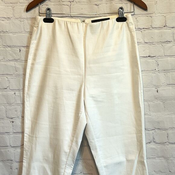 rag & bone NY simone snap pants iris White Women’s Size 6 made in USA - Picture 3 of 11